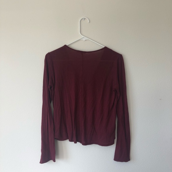 Long sleeve crop top - Picture 2 of 3